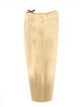 Deluxe Halo Bleach Blonde #60 Hair Extensions